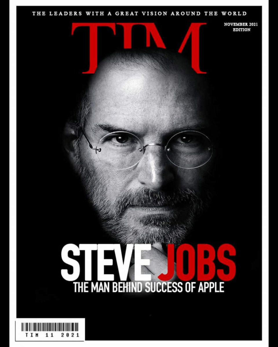 TIMOFFICIAL94's tweet photo. November Edition
Steve Jobs - The man behind the success of Apple

#TIM #theinternationalmagazine #magazinecover #magazine #stevejobs #apple #iphone13 #iphoneseries @Apple @tim_cook @AppleMusic @AppleTV @AppleSupport https://t.co/YHp22ol7az