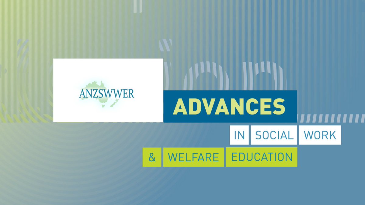#NewIssue Check out the latest issue of Advances in Social Work  &amp; Welfare Education is Out! Great variety of papers! 
Guest editorial by <a href="/drjameslucas1/">Dr. James Lucas 🏳️‍🌈</a> ow.ly/NIHJ50GOr1x  #socialworkeducation #openaccess