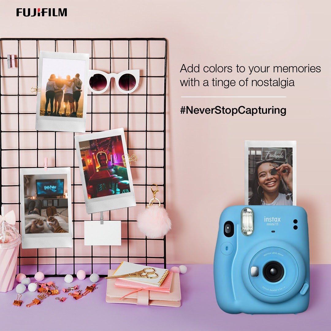 Fujifilm_India's tweet photo. We believe in #NeverStopCapturing only to have a treasure trove of bright, vivid memories that will go on to become a part of your legacy! 

#NeverStopCapturing #FujifilmIndia #NeverStop #ValueFromInnovation #PhotoFinishing #InstantCamera  #Instax #DigitalPhotography https://t.co/J6nbhQ5TAf