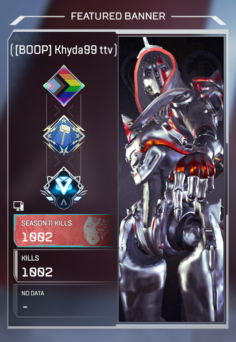 1k+ Kills! POGGERS https://t.co/WFCKLbhF3s<a href="/tag/apexlegends"class="tags"><span>#apexlegends</span></a>