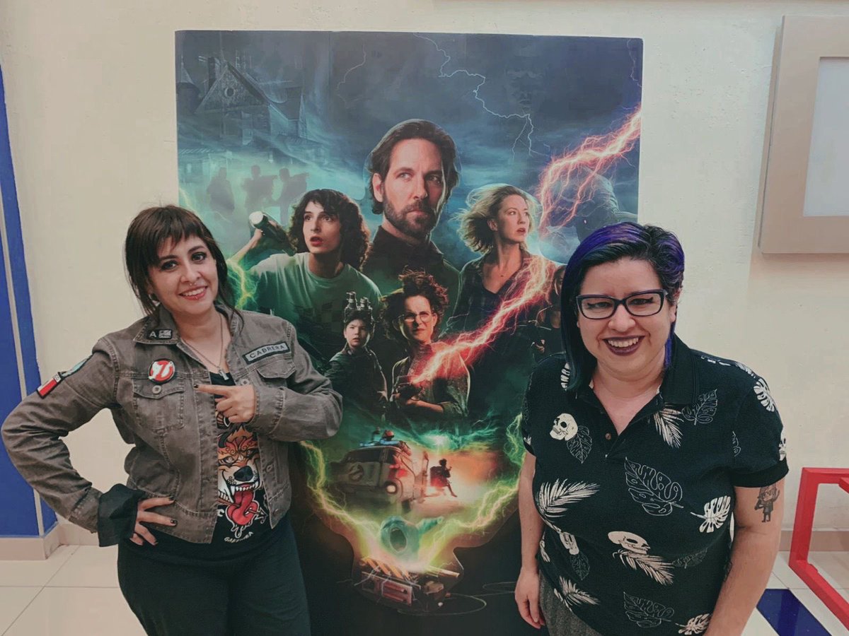 PWUPvideos's tweet photo. Fuimos a la función de prensa de #Ghostbusters El Legado de @SonyPicturesMX y nos encantó, además ya extrañábamos comer palomitas como si el mundo se fuera a terminar hahahahaha👻

#Cazafantasmas #Guadalajara #PwUp #PowerUp #PowerUpvideos #Mexico https://t.co/hw61c017vw