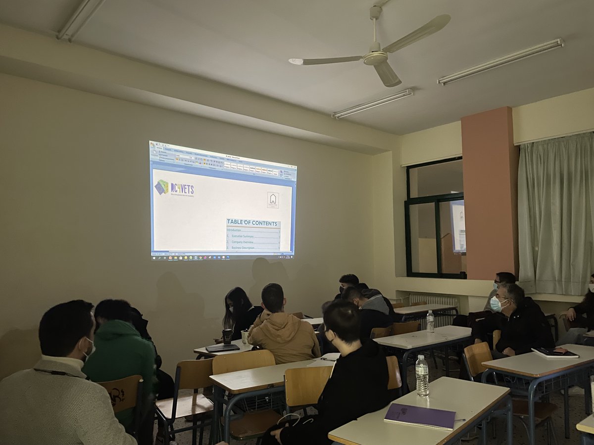Rc4Vet's tweet photo. Students in DIEK GLYFADA working PART 3 of the challenge "BUSINESS DESCRIPTION" in Pescara, Italy.
Project also presented to Public Relations 1st semester @cifpcesarm @Proandi1 @submeet @BRCCI @PCO @ERASMUSPLUS @RC4VETS @WBL https://t.co/wXEj11CBds