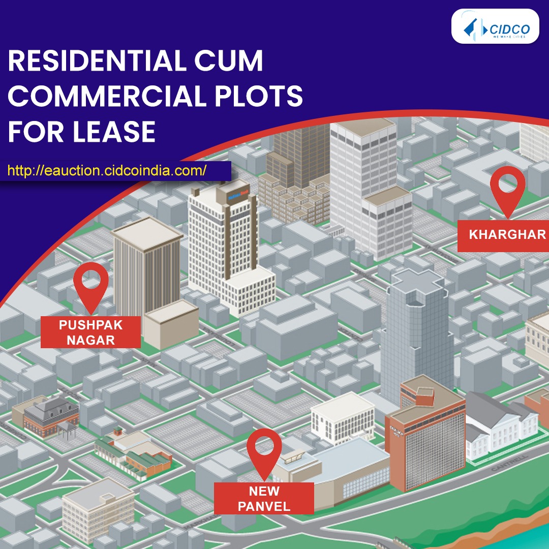 CIDCO_Ltd's tweet photo. Which one would you choose?
CIDCO has launched Residential cum Commercial plots for lease in various nodes of Navi Mumbai.
Visit https://t.co/NZ3xXgvfZi to know more!
#CIDCOBuildingPossibilities #PlotLuckAlert https://t.co/JTOrv1L8Fb
