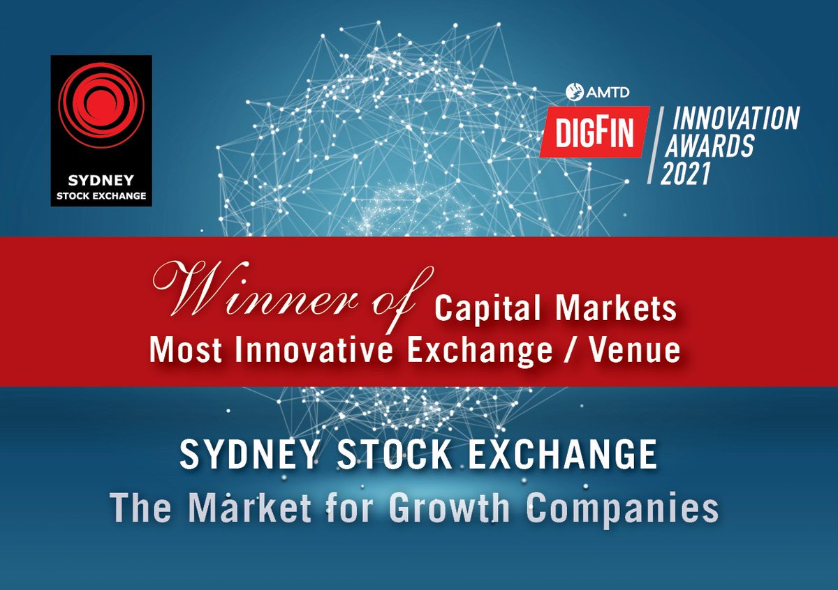 SSXMarket's tweet photo. @SSXMark has has won the @DigFinGroup innovation award, in Capital Markets category for “Most innovative exchange/venue for 2021”. 

SSX received this award for their work supporting a regulated IPO process that now allows companies to raise capital via Fiat &amp; Crypto Currencies. https://t.co/H3mF7yX5lD