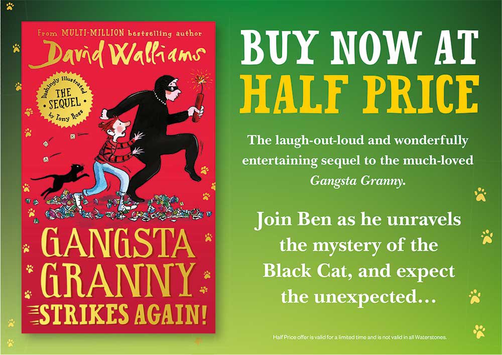 📣Calling all Fans of David Walliams📣Everyone’s favourite Gran is back in “Gansta Granny Strikes Again”. A laugh out loud story full of suspenseful heists and exciting adventure. 💎👵🏻