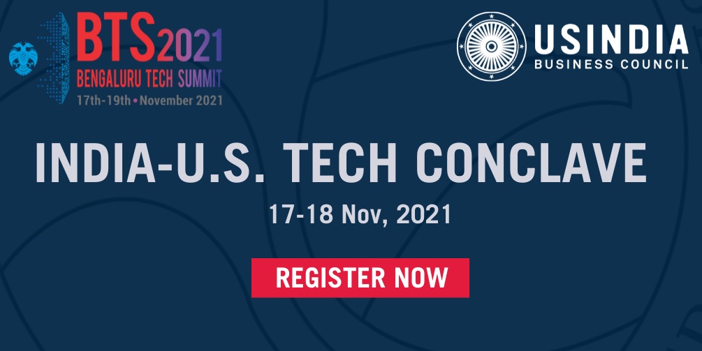 USIBC's tweet photo. Register for the #IndiaUSTechConclave at the @blrtechsummit for sessions on #lifescience, #IT and networking technology, and #startup ecosystem – to promote and reimagine the strategic 🇺🇸🇮🇳 technology partnership.
🗓️Nov 17-18
➡️https://t.co/QW7Kb8UDfg https://t.co/VcB4WsK8vy