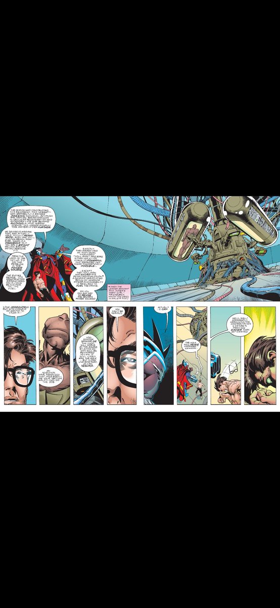 allthingshulk's tweet photo. At Freehold Banner learns that Armageddon wants to use Hulk as a power source to bring his son back to life. Hulk agrees but it is a trick. He overloads the machine with Gamma radiation. Armageddon admits defeat and leaves https://t.co/JecV2Da0KD