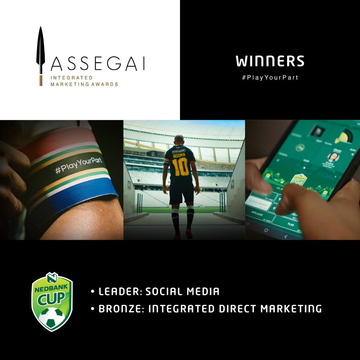 levergy_sa's tweet photo. Seven awards across six different categories at this year's @AssegaiAwards for #TeamLevergy and @Nedbank 👏💚 #AssegaiAwards2021 https://t.co/JFpYwjcgP5