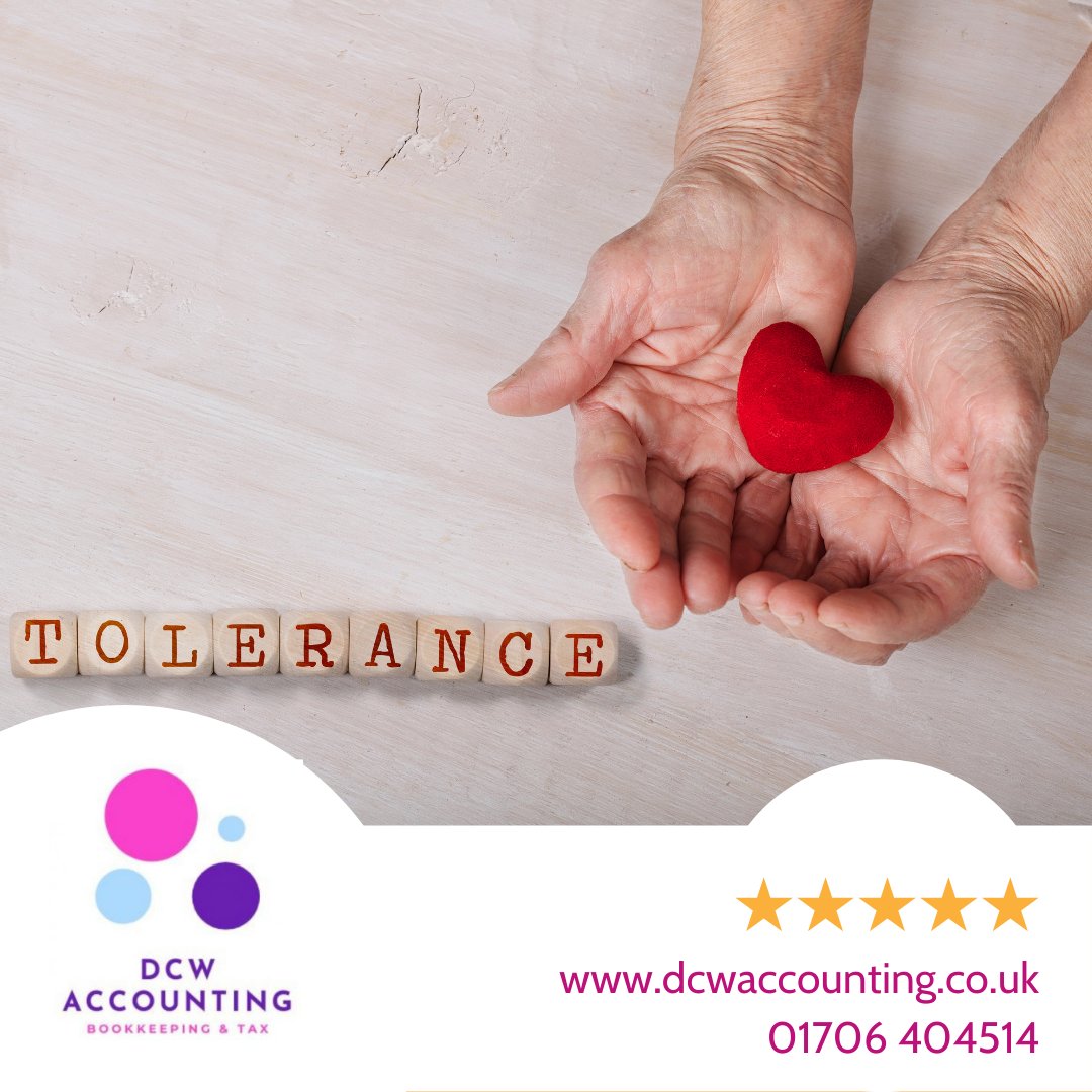 DCWaccounting's tweet photo. Today is International day for Tolerance.

This day helps spread awareness of intolerance and educates how to be more tolerant. It is a day you can learn more and celebrate the differences between cultures.

#toleranceday #tolerance #bekind #learning https://t.co/okjxkFJtfa