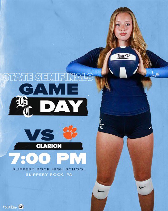 BCAllOne's tweet image. HUGE SEMI FINAL MATCH TODAY! 

Back in action at Slippery Rock High School- See you there at 7 PM! 

#BCALLONE #BCPRIDE #PIASSTATEPLAYOFFS