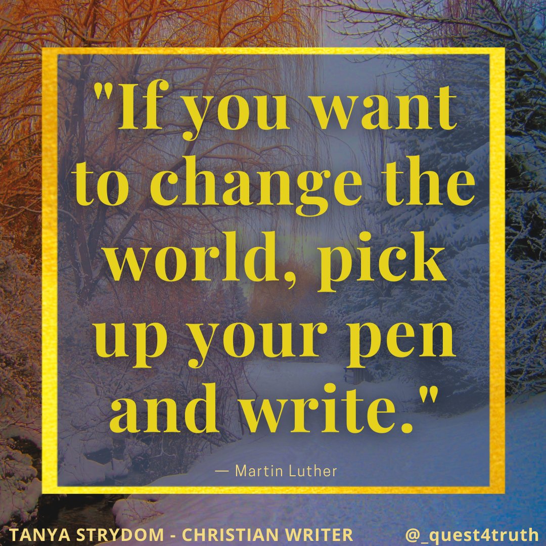 _quest4truth's tweet photo. #MartinLuther said that the way to change the world is to change the #culture through writing. Good writing makes a difference. God is honoured when our #talents are invested and our skills nurtured, and Christians can bring about change through reading and writing #godlybooks. https://t.co/tjkRMlN0Mp
