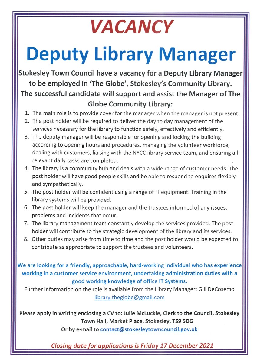 Stokesley Town Council and Town Hall tweet media