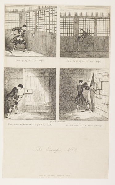 Jack Sheppard escaping prison