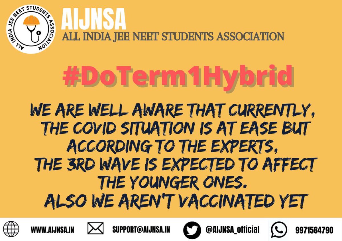 Helllex101's tweet photo. #DoTerm1Hybrid Because of covid-19 we are not telling anyone to stop living,because life has to go on but why unvaccinated students are being forced for offline exams? https://t.co/7vD0okRcMk