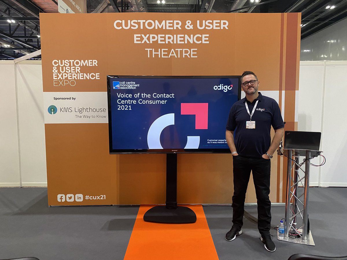 Kicking off Day 1 at the Customer &amp; User Experience Theatre is Neil Titcomb (Managing Director, <a href="/odigo/">Odigo</a>) on he’s session: Customer experience 2021 - changing customer behaviour &amp; attitudes.

Head over now!

#ccc21