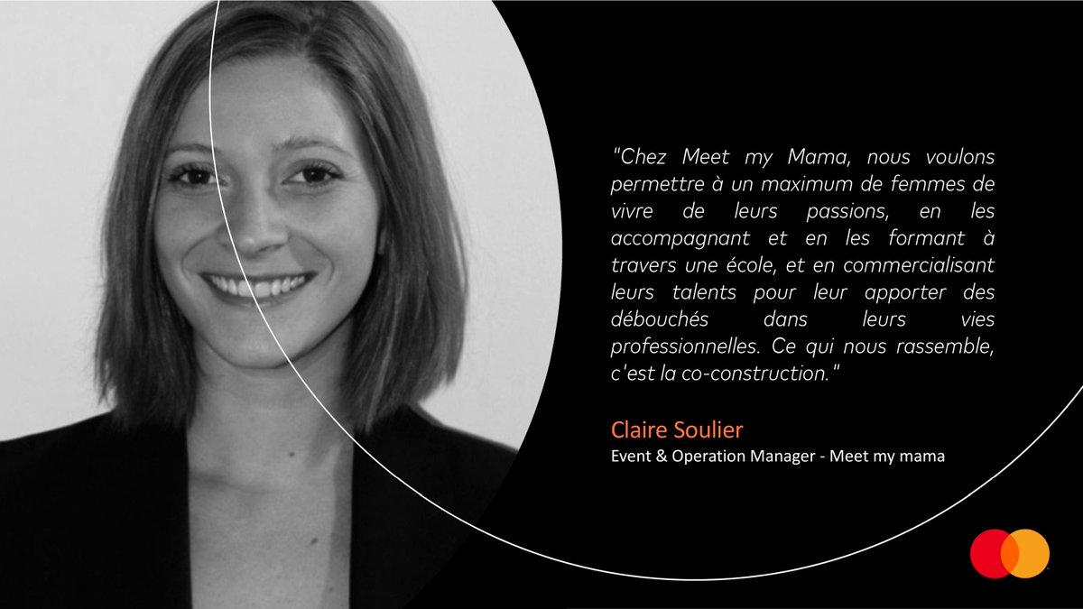 C'est l'heure de notre séquence "Cuisiner le monde et s'inspirer" ! 👨‍🍳

Claire Soulier, Event &amp; Operation Manager - <a href="/meetmymama/">Meet My Mama</a> revient sur leurs engagements d'inclusion. 

#MastercardMIF2021 
#TogetherTowardsTomorrow