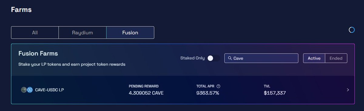 TheCavemenClub's tweet photo. Our Fusion pool is live! Head to https://t.co/aWOp9sSB9T and if you hold LP you can already deposit into the farm. 📈📈

 A tutorial on getting into the liquidity pool and depositing into the farm will follow soon in our discord server! https://t.co/cgPKPvVB1C