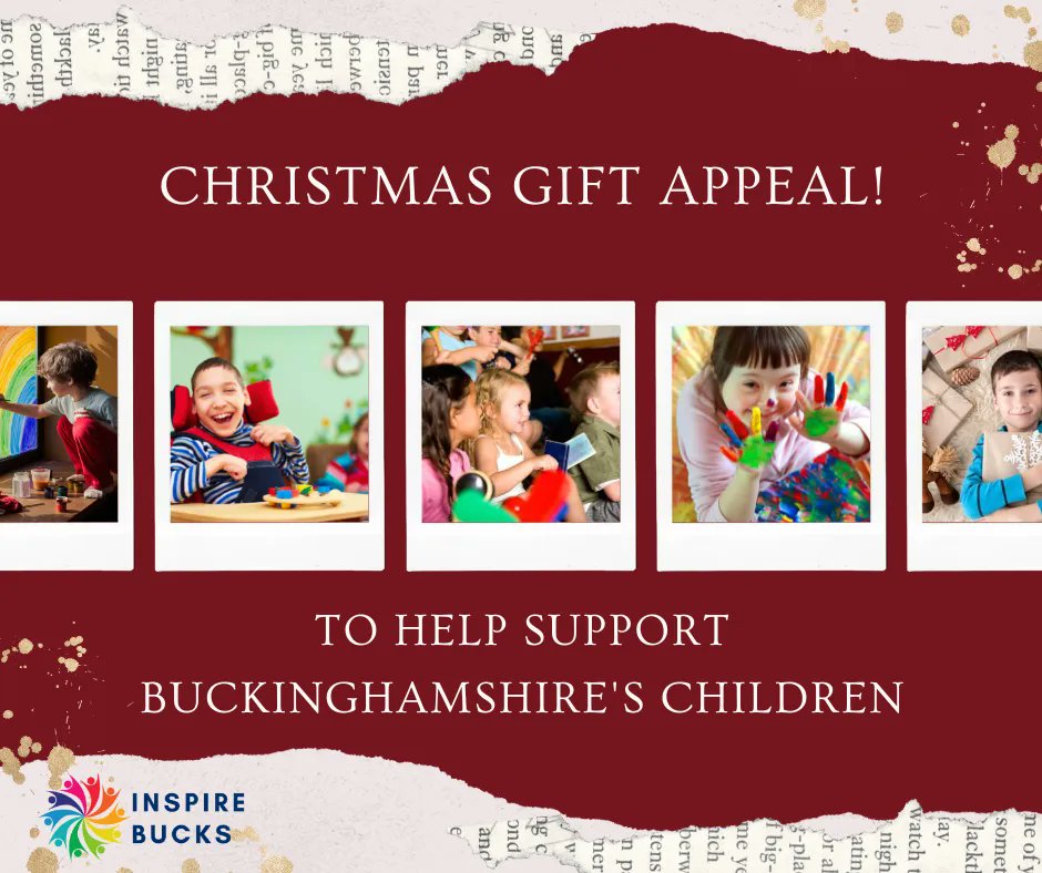Christmas spirit is needed more than ever this year! 🎄🎅 Help us get presents to children and young people across #Buckinghamshire by donating at:  buff.ly/3bZz9zJ  See our website: inspirebucks.charity