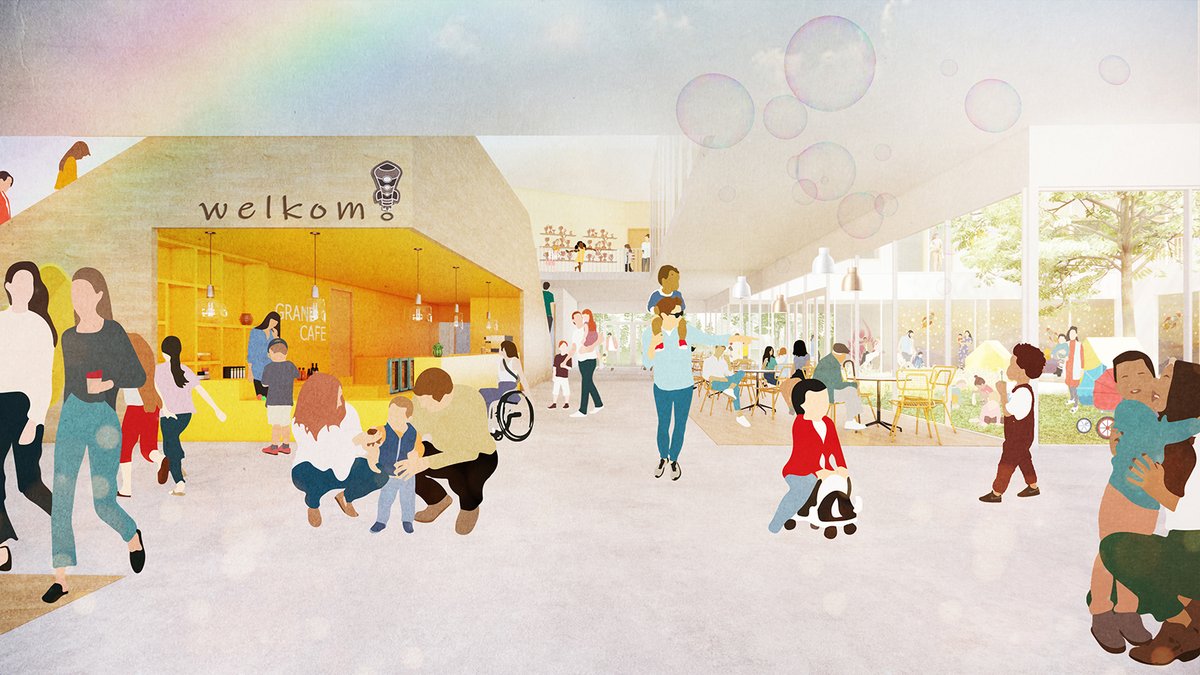 BDProtterdam's tweet photo. BDP en Marseille Buiten ontwerpen Voorzieningencluster Westergouwe in Gouda!
Samen met @GemeenteGouda, @StichtingKlasse, @DeGroeiling, @D4WGouda, Quadrant Kindercentra en @WoonpartnersMH zullen wij vorm geven aan het nieuwe gebouw @kcwestergouwe en het omliggende landschap. https://t.co/gATmOFFmr9
