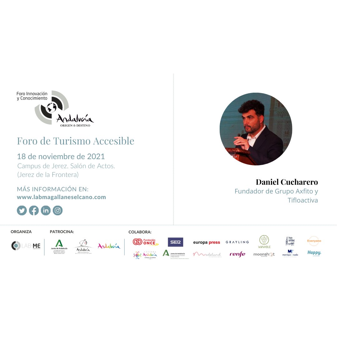 📲 Y, finalmente, Daniel Cucharero, fundador de <a href="/maquetasaxfito/">Axfito Model</a> y <a href="/tifloactiva/">Tifloactiva</a>, explicará el novedoso sistema que sustituye a las tradicionales maquetas tiflológicas con sistema braille por sensores táctiles.