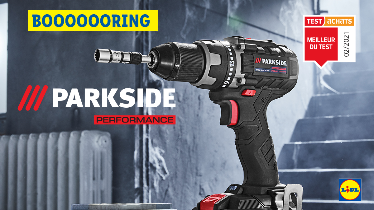 LidlBelgium's tweet image. Avec sa conception robuste, ses bonnes performances de forage et sa batterie solide, la #perceusevisseuse Parkside s&apos;impose dans tous les tests de @Test_Achats . Maintenant en vente pour seulement 79,99 euros dans nos magasins et boutique en ligne 👉 prez.ly/8MOb