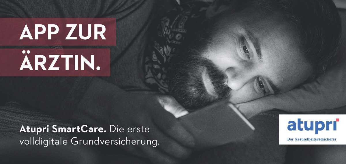 Raoul Stöhlker (@rds36) on Twitter photo SmartCare von Atupri - Garantiert eine zuverlässige ärztliche Fachberatung und einen weltweit unkomplizierten Zugang zum Schweizerischen Gesundheitssystem. Kostengünstig und rund um die Uhr. atupri.ch <a href="/Atupri_ch/">social@atupri.ch</a> SmartCare von Atupri - Garantiert eine zuverlässige ärztliche Fachberatung und einen weltweit unkomplizierten Zugang zum Schweizerischen Gesundheitssystem. Kostengünstig und rund um die Uhr. atupri.ch <a href="/Atupri_ch/">social@atupri.ch</a>