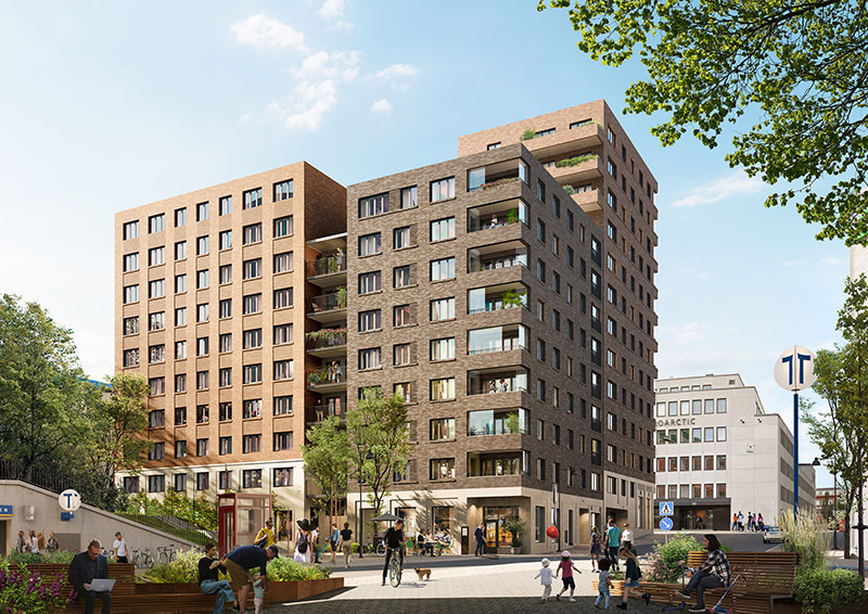 Stockholm får 138 nya lägenheter när industritomt blir bostadsområde forsen.mynewsdesk.com/pressreleases/…