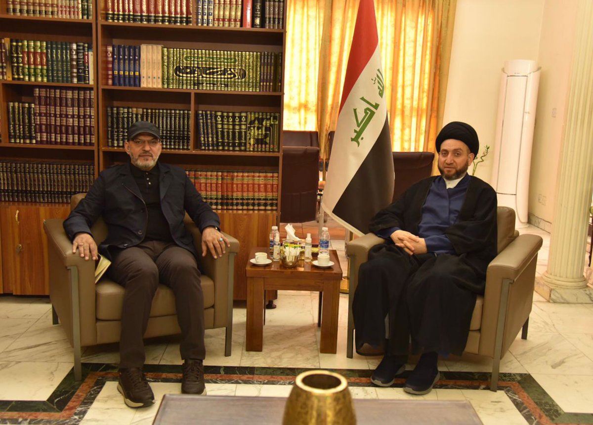 العزيز المتواضع السيد عمار الحكيم.. للثبات صدارته وللوفاء رايته، وريث آل الشهداء «بيت الحكيم» ولسان الحق والفقراء، اخو الحشد والمقاومة.. دمت ناصراً