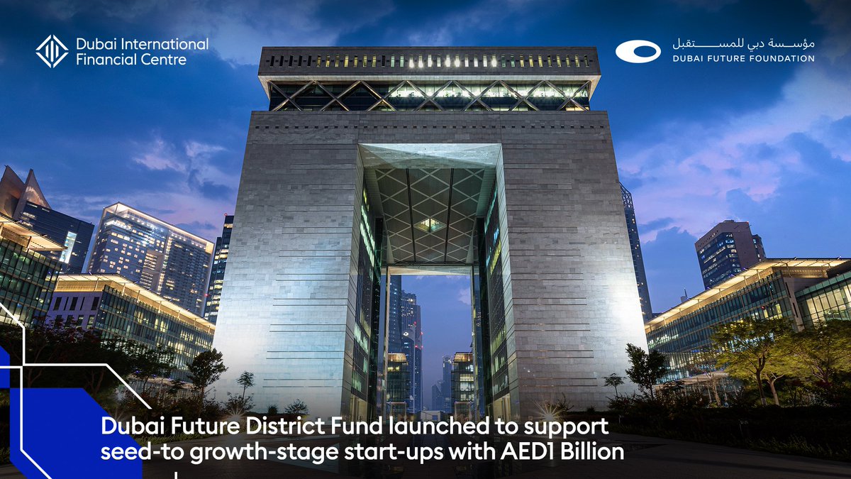 DIFC (@difc) on Twitter photo #DIFC is pleased to be part of Dubai Future District Fund, to jointly manage the AED 1bn fund with the <a href="/DubaiFuture/">Dubai Future Foundation</a>. The Fund will support the efforts to accelerate Dubai’s positioning as a leading global start-up hub. Learn more: bit.ly/3cgqIzX #DIFC is pleased to be part of Dubai Future District Fund, to jointly manage the AED 1bn fund with the <a href="/DubaiFuture/">Dubai Future Foundation</a>. The Fund will support the efforts to accelerate Dubai’s positioning as a leading global start-up hub. Learn more: bit.ly/3cgqIzX