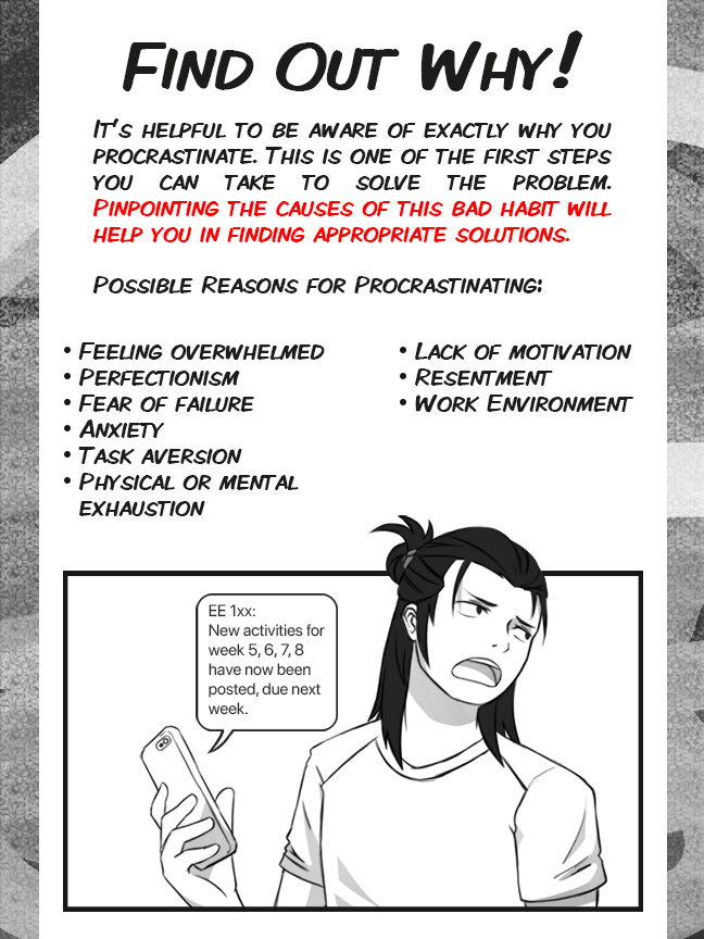 IIEECSCUPD's tweet photo. Do you keep putting off work even when you know you need to do it? Here are some tips we gathered that could help you deal with this annoying and unproductive habit.

#FYIIEE #procrastination #productivity #study #work https://t.co/stvGmnWgXW