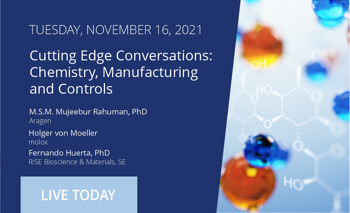 InsideSci's tweet photo. TODAY - Join @scientist_com's Cutting Edge Conversation series to hear Dr. Mujeebur Rahuman, Dr. Holger von Moeller &amp; Fernando Huerta discuss challenges/innovations around Chemical, Manufacturing &amp; Controls.
Register for FREE: https://t.co/rmqSoWEEtx
#ShareScience #FasterScience https://t.co/V69XqvXQmQ