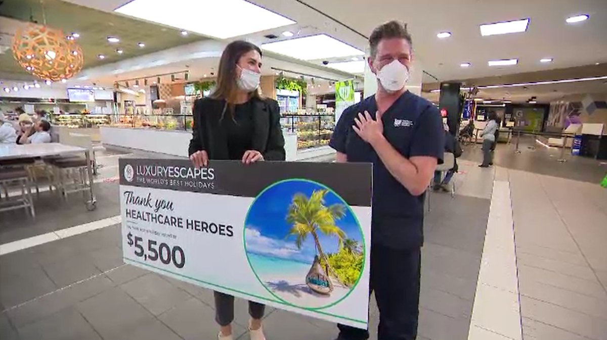 Grab the tissues as we surprise three healthcare heroes with well-deserved holidays. Nearly 3,500 entries made picking winners almost impossible! Tonight 7pm <a href="/ACurrentAffair9/">A Current Affair</a>