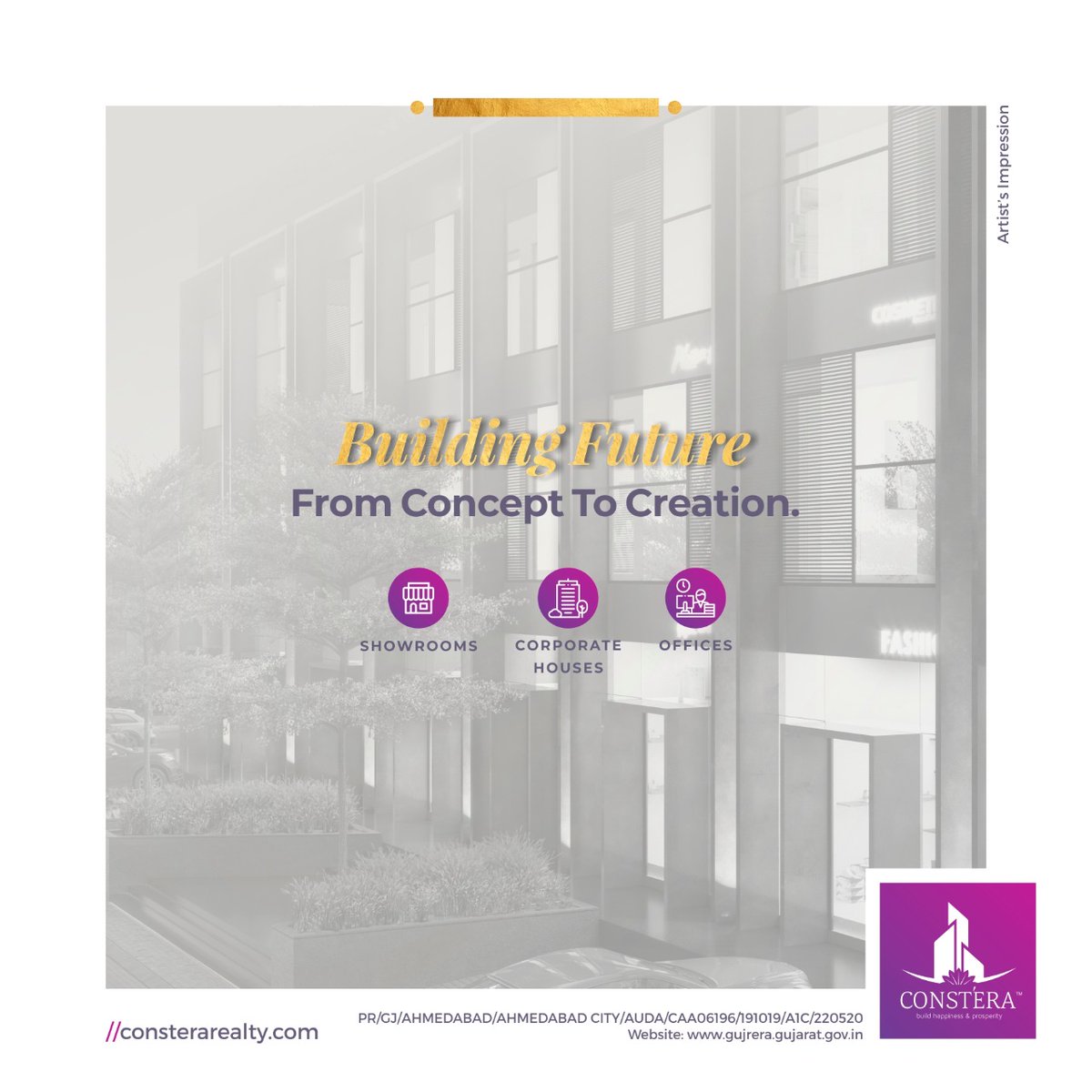 consterarealty's tweet photo. What we build is a key to our success towards our future and hence it is imperative it is built to trust, built to quality and built to last. 

To know more call us on 079 48976016 &amp; visit https://t.co/Q6oAz2pajP

#Ahmedabad #Showrooms #CorporateHouses https://t.co/ZjHXVqN3XJ