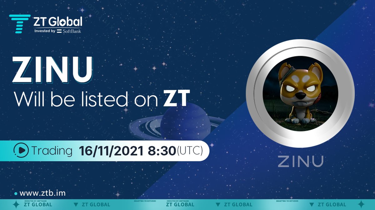 ZT (@zt_exchange) on Twitter photo ๐ข#ZTnewlisting๐ฐ
#ZINU will list on the #ZTexchange๐ฅ
๐Trading pair: $ZINU /USDT
๐Recharge: already opened
๐Trading: 8:30 Nov 16, 2021 (UTC)
support.clfxpx.com/hc/en-001/artiโฆ
<a href="/ZinuToken/">๐ญ๐๐ก๐จ</a> ๐ข#ZTnewlisting๐ฐ
#ZINU will list on the #ZTexchange๐ฅ
๐Trading pair: $ZINU /USDT
๐Recharge: already opened
๐Trading: 8:30 Nov 16, 2021 (UTC)
support.clfxpx.com/hc/en-001/artiโฆ
<a href="/ZinuToken/">๐ญ๐๐ก๐จ</a>