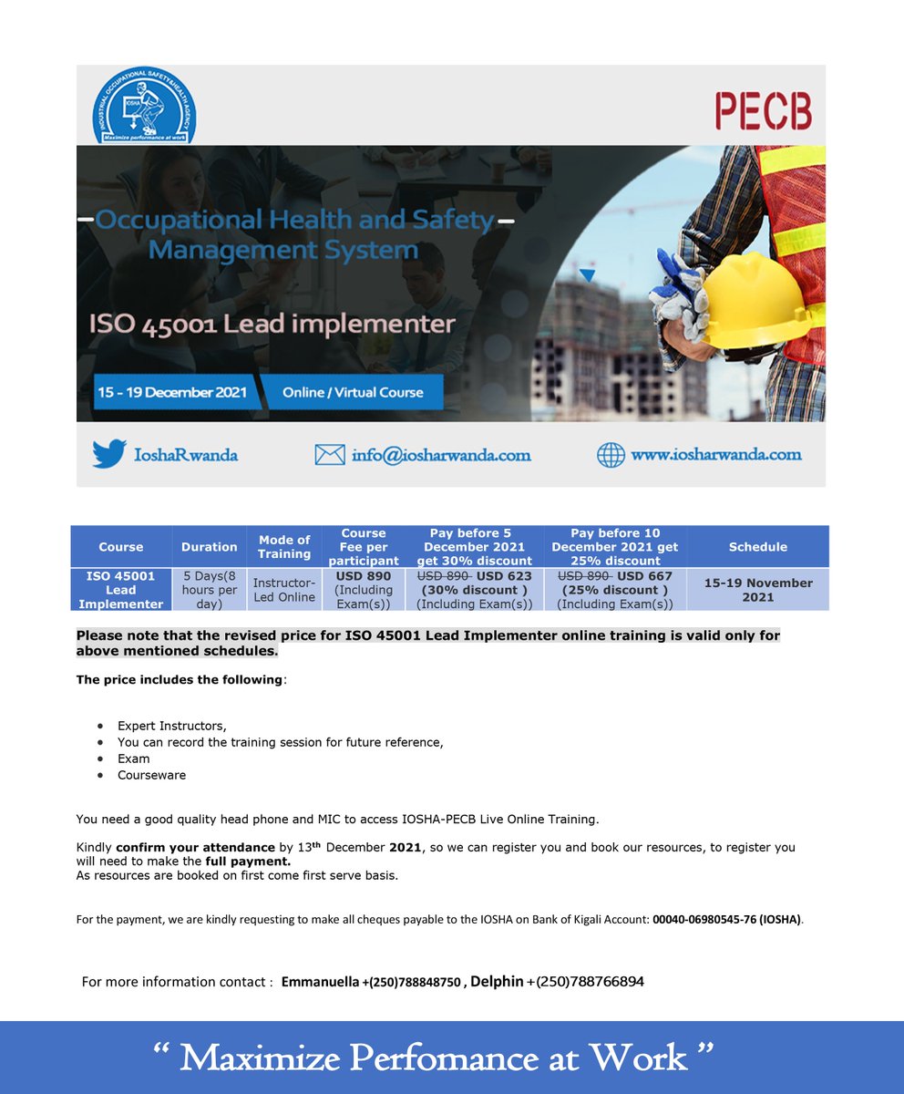 Poussette15's tweet photo. ISO 45001 Lead implementer
https://t.co/NsSysfZuyY https://t.co/rZ4BHfAk1y