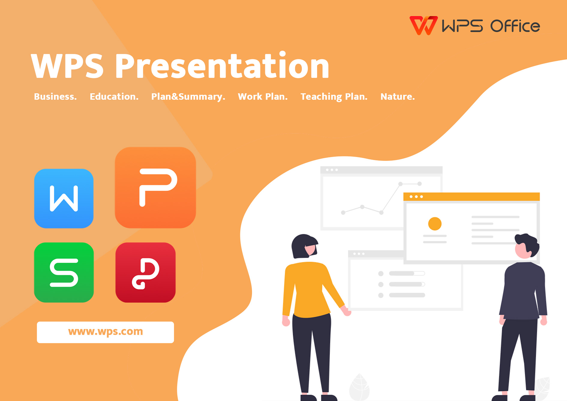 WPS Office on Twitter: "A clear presentation can give your boss an  unforgettable impression on the weekly meetings. Use WPS Presentation to  add text, charts, pictures, and even videos to your presentation