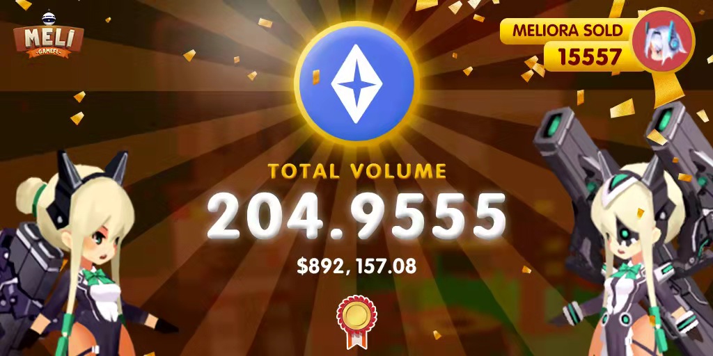 MAImetaverse's tweet photo. 🔥Trading volume has reached a total of 204.9555 ETH!🔥

That's a total of 15557 Meliora sold! ✅

Thank you to the community for their support in #MELI and our vision! So much more is yet to come!

#NFTgame #MELI #NFTCommunity #NFTcollection 
#NFTcollectibles #BSC #GameFi https://t.co/6sKHrohxZG