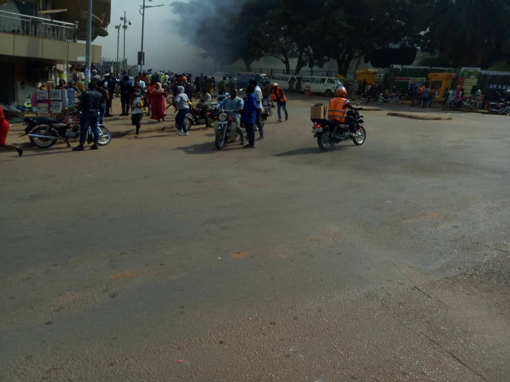 DailyMonitor's tweet photo. DEVELOPING: Two explosions have been reported at Kooki towers, opposite Central Police Station in Kampala and near Parliament
#MonitorUpdates 
📸COURTESY https://t.co/F0NQvx8Cm3