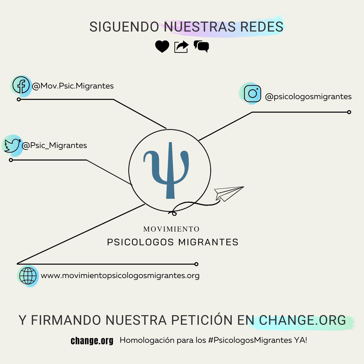 Psic_Migrantes's tweet photo. @LANACION #HomologacionYa! #PsicologosMigrantes - ¿Cómo puedes ayudarnos? https://t.co/3gJ2eU4I5P