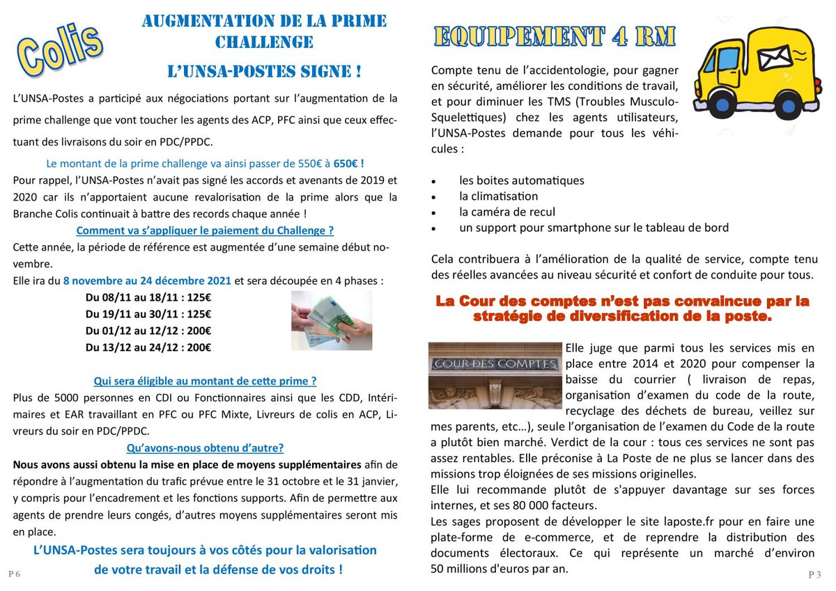 unsapostes's tweet photo. https://t.co/bjjKwjxhya La gazette #courrier de l'#unsa postes est parue ! A partager ! #laposte #unsa #courrier #facteurs #colis https://t.co/5zt41XETJB