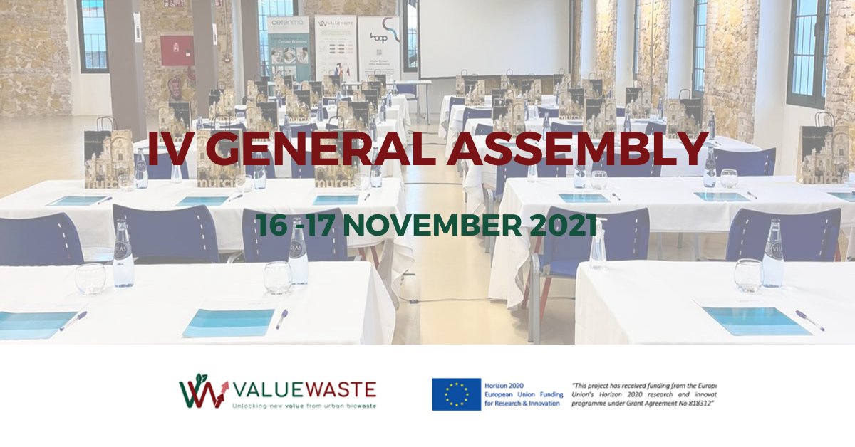 CETENMA's tweet photo. 🟢🔴 Proyecto #VALUEWASTE | Todo listo para la IV #GeneralAssembly de @ValuewasteP 

📌 Cuartel de Artillería, #Murcia 
🗓️ 16-17 noviembre
👨🔬 17 socios
🌍 6 países
💶 8 M€

👏COORDINADOR: @CETENMA

#GA #CircularEconomy #Bioeconomy https://t.co/uaekDxw5Yh