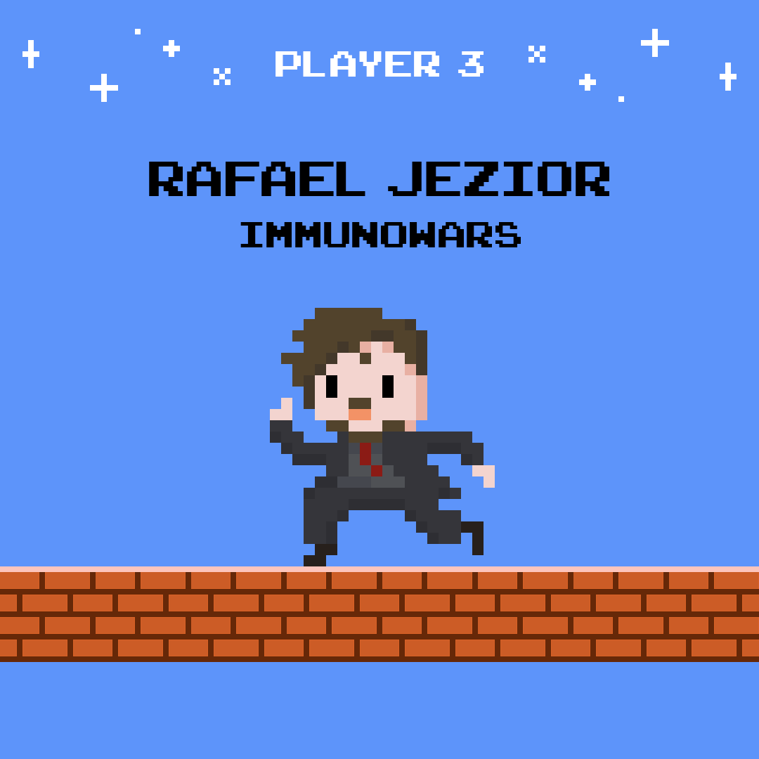 For Startup Schmartup, Rafael Jezior - co-creator of Immunowars, the most infectious card game in the world - will talk about things that try to kill you, but eventually make you stronger. 

Wanna know more? Come to Startup Schmartup 2.1!
Tickets:bit.ly/3bnABeB