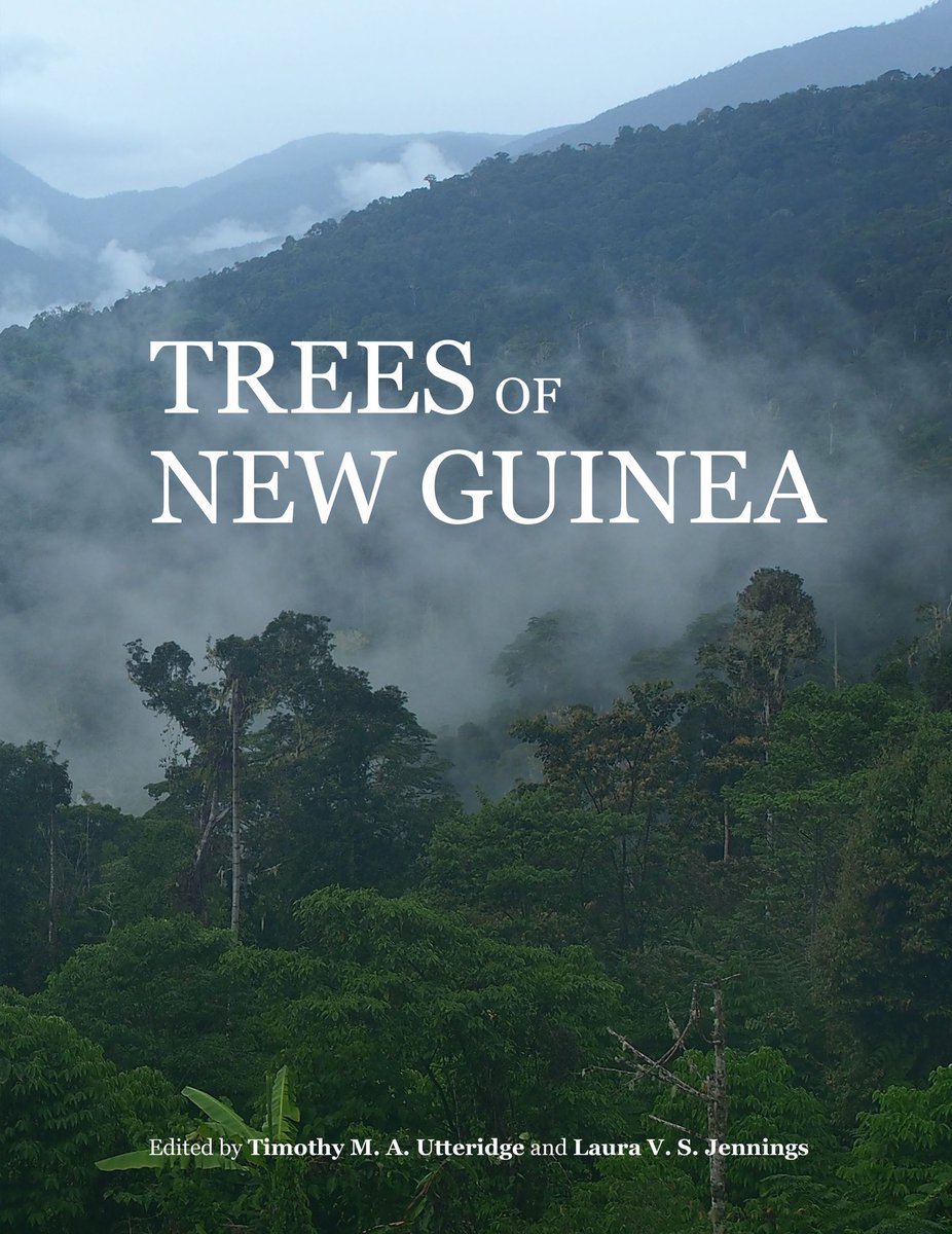 timutteridge's tweet photo. Trees of New Guinea coming soon! 656 pages, 500 photos, 400 line drawings. Comprehensive guide to 693 tree genera of New Guinea. At the printers now, official publication date April 2022 @KewScience @Kew_Asia #PNG #Indonesia https://t.co/hMAubr2ptF