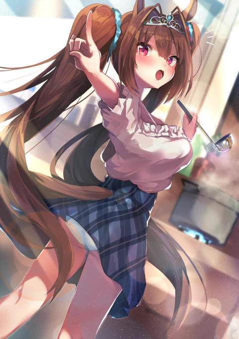 トレーナー、そこのお皿取ってもらえない?
 #ウマ娘  #ダイワスカーレット 
