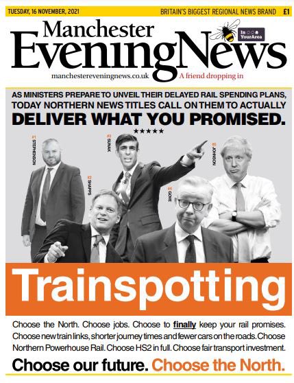 andyburnham's tweet photo. In addition to HS2, London and the South East is getting a brand new east-west line opening next year.

Why does the North deserve anything less?

2/2 https://t.co/eYRNdrKTU7