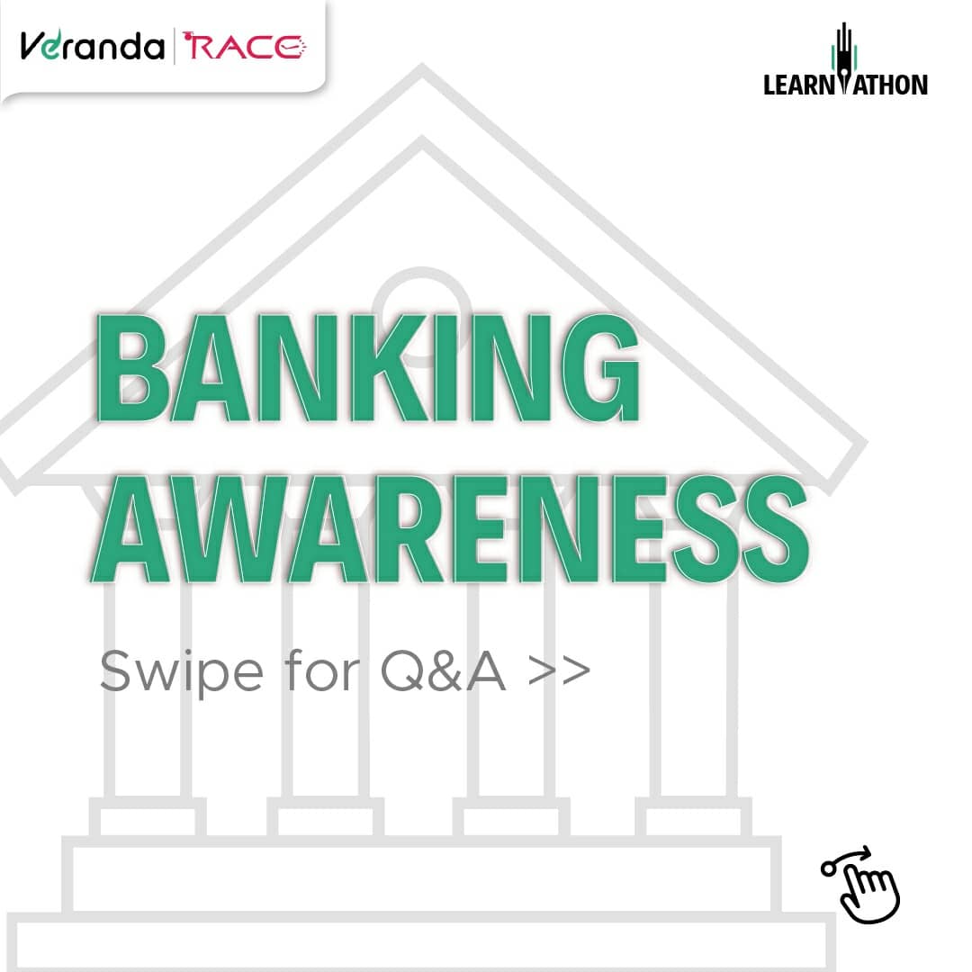 _VerandaRACE's tweet photo. The SBI PO exams are just around the corner. It's time to test your Banking Awareness, aspirants!

How many answers did you get right?

#SBIPO #IBPS #Learnathon #Banking #BankExams #BankCourse #LernathonByRace #VerandaRaceInstitute #RaceInstituteChennai #ChennaiRace https://t.co/P6T0dlXkVT