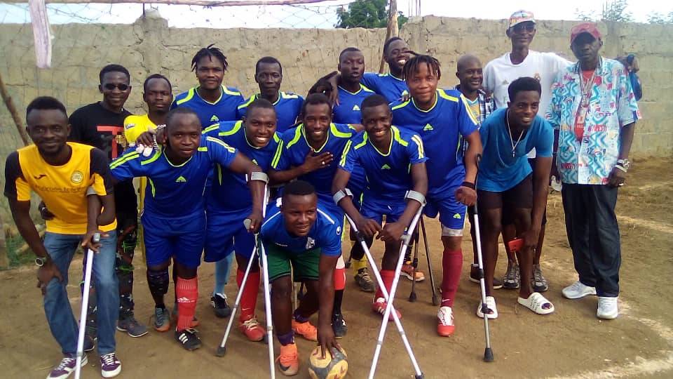 Dr_KeithThomson's tweet photo. #SengbeBoyz getting ready to make #SierraLeone proud in Dar Es Salaam. 
Only 11 days to go!

#CANAF #football #amputee #disabilitypride https://t.co/RbwMf2tblJ