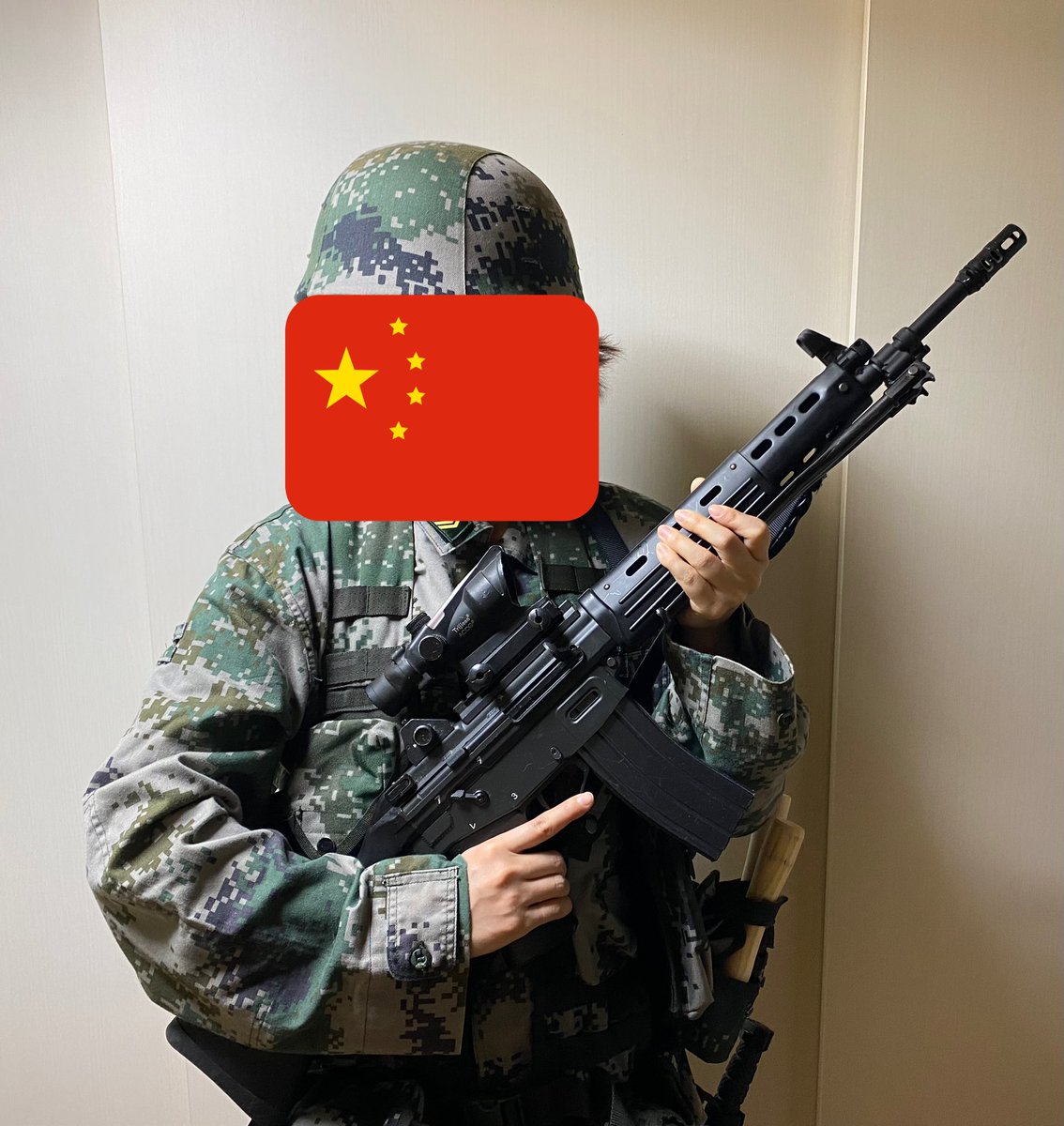 selecthobby's tweet photo. #サバゲーマーさんと繋がりたい
#selecthobby
#愛銃晒すとサバゲーマーがフォローやrtをしてくれるらしい
#サバゲーマーと繋がりたい
今回は人民解放軍(PLA)の林地迷彩装備をしてみました
お隣の国ですが、意外とやってる人が少ない装備ですよね💦
解説してきます♪
https://t.co/evOOmXNlpY https://t.co/aRoKaMwlTs