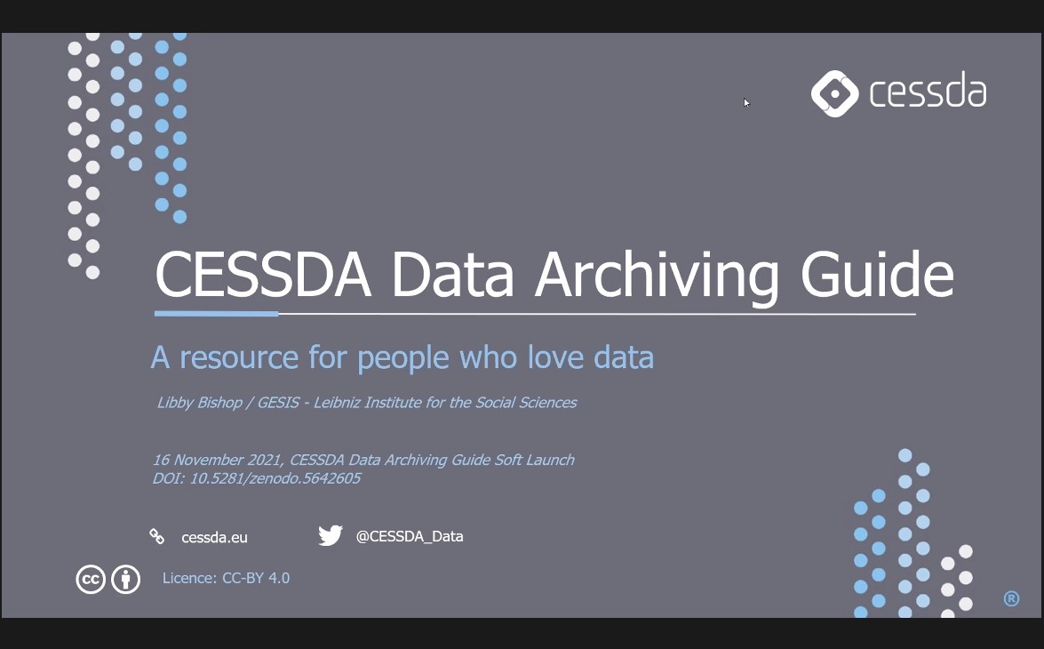 Excited to see <a href="/CESSDA_Data/">CESSDA ERIC</a> Data Archiving Guide #DAG at its soft launch! A resource for people who #lovedata