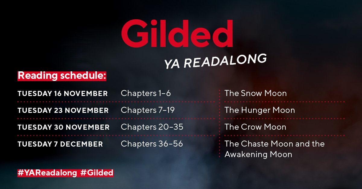textpubYA's tweet photo. We are thrilled to be back with our second ever readalong, this time for the New York Times #1 bestseller GILDED by @marissa_meyer! For the next 4 weeks, join us and @FaberChildrens on Tuesdays to read and discuss GILDED to be in with a chance to win a bookish prize! #YAReadalong https://t.co/utzjrfq0Z9
